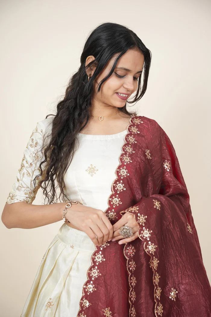 South Indian Festival Traditional Lehenga Choli Shizuka