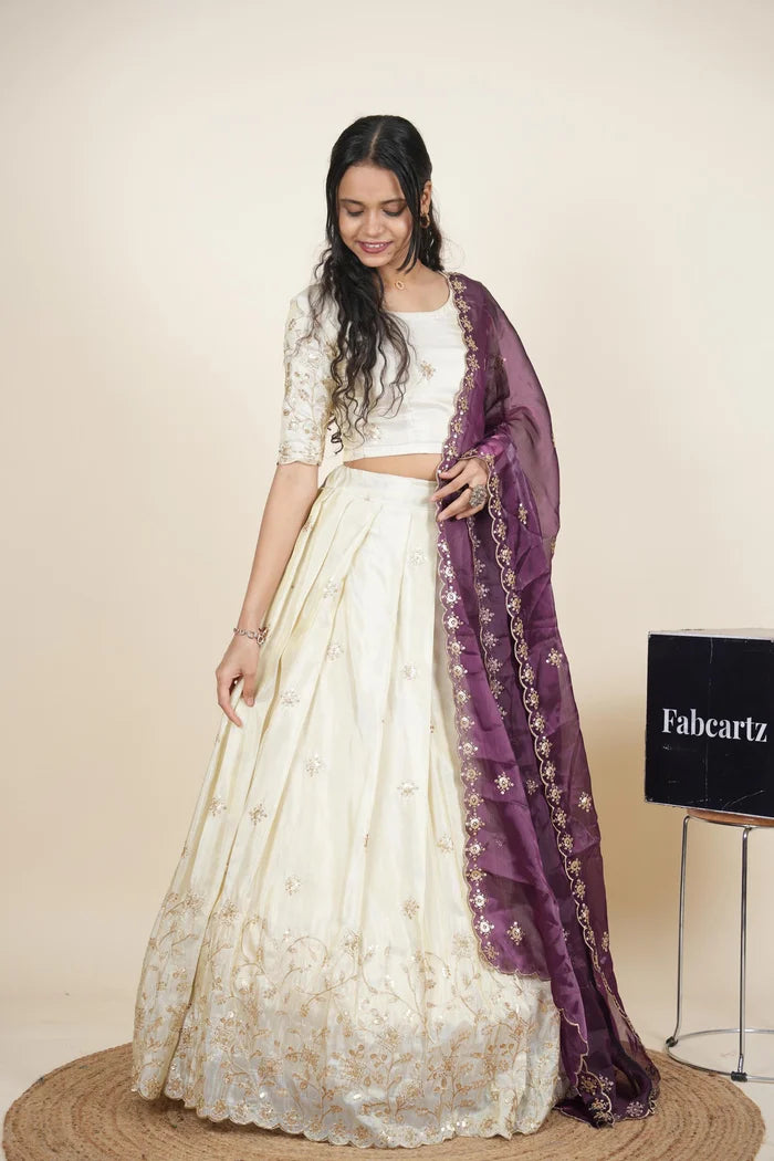 South Indian Festival Traditional Lehenga Choli Shizuka