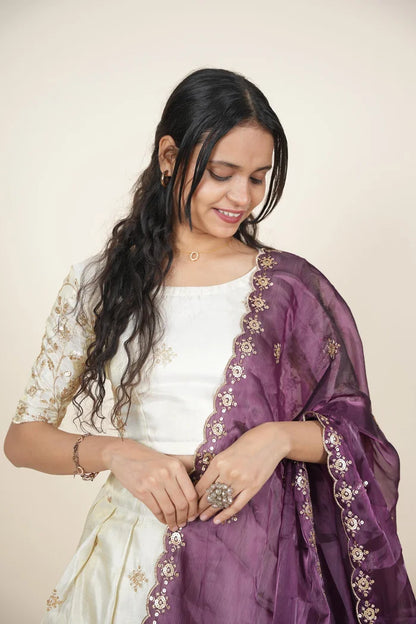South Indian Festival Traditional Lehenga Choli Shizuka