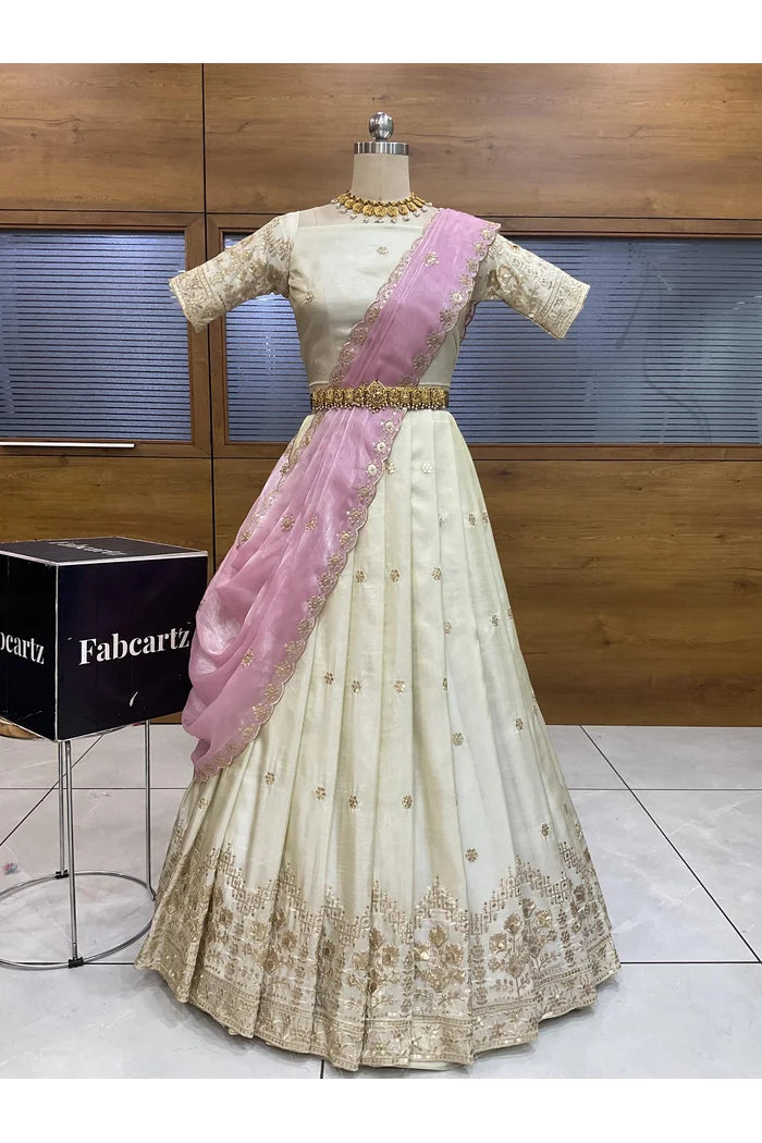 DekiSuki South Indian Festival Traditional Lehenga Choli