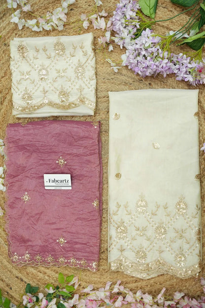 దక్షిణ భారత పండుగ సాంప్రదాయ హాఫ్ చీర (ఛవి) 