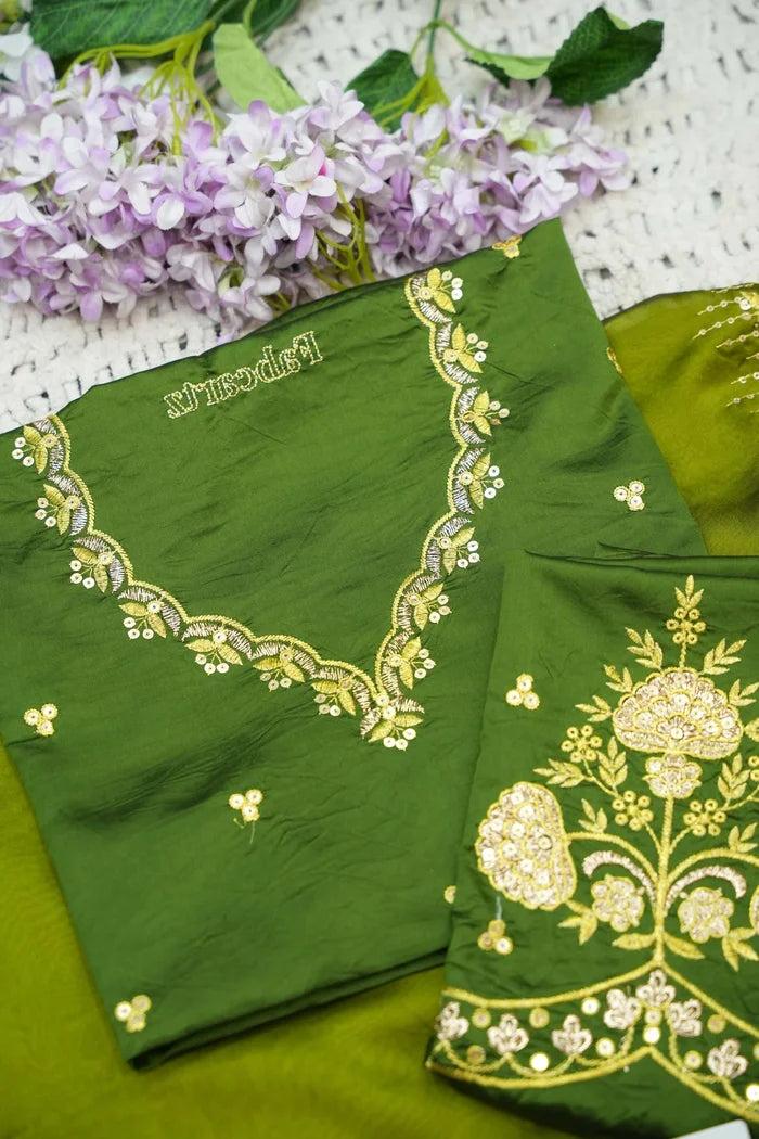 దక్షిణ భారత పండుగ సాంప్రదాయ హాఫ్ చీర (ఛవి) 