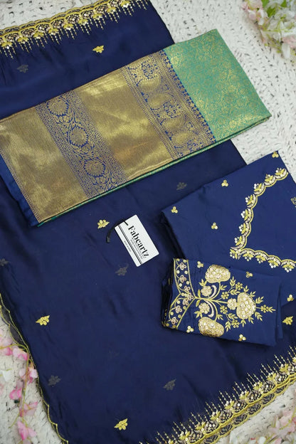 దక్షిణ భారత పండుగ సాంప్రదాయ హాఫ్ చీర (ఛవి) 