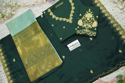 దక్షిణ భారత పండుగ సాంప్రదాయ హాఫ్ చీర (ఛవి) 