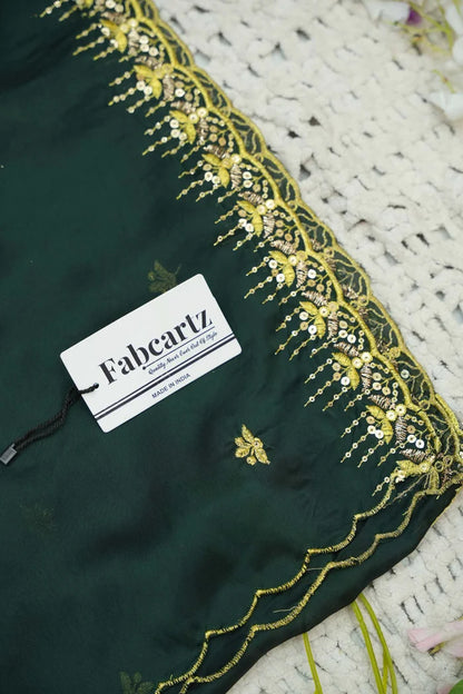 దక్షిణ భారత పండుగ సాంప్రదాయ హాఫ్ చీర (ఛవి) 