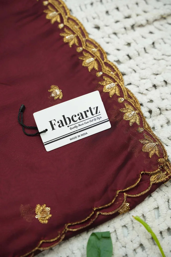 దక్షిణ భారత పండుగ సాంప్రదాయ హాఫ్ చీర (ఛవి) 