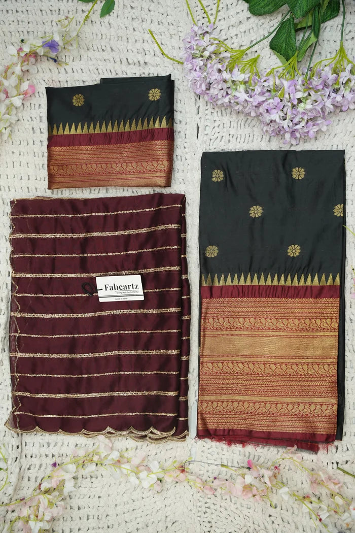 దక్షిణ భారత పండుగ సాంప్రదాయ హాఫ్ చీర (ఛవి) 