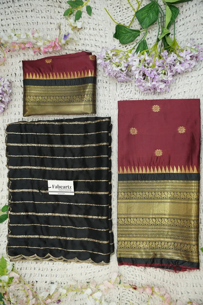 దక్షిణ భారత పండుగ సాంప్రదాయ హాఫ్ చీర (ఛవి) 