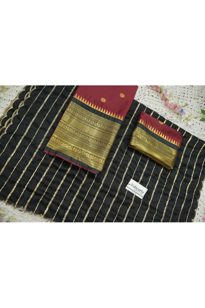 దక్షిణ భారత పండుగ సాంప్రదాయ హాఫ్ చీర (ఛవి) 