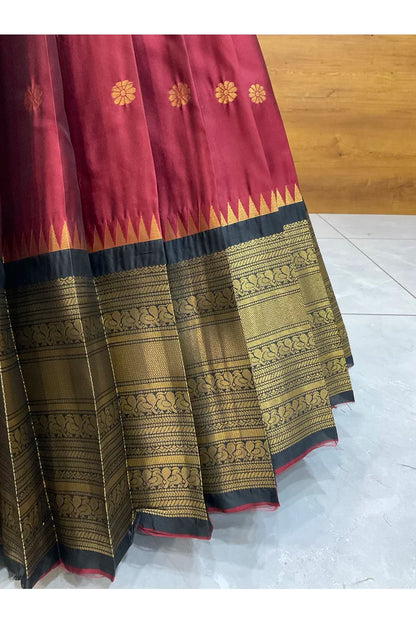 దక్షిణ భారత పండుగ సాంప్రదాయ హాఫ్ చీర (ఛవి) 