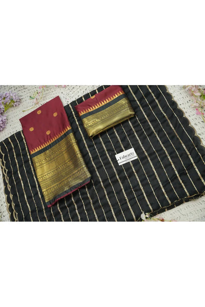 దక్షిణ భారత పండుగ సాంప్రదాయ హాఫ్ చీర (ఛవి) 