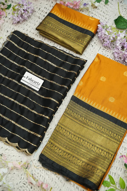 దక్షిణ భారత పండుగ సాంప్రదాయ హాఫ్ చీర (ఛవి) 