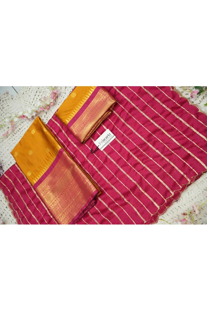 దక్షిణ భారత పండుగ సాంప్రదాయ హాఫ్ చీర (ఛవి) 