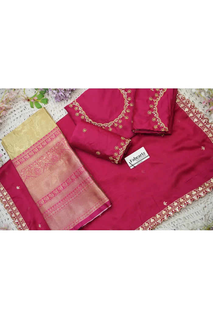 దక్షిణ భారత పండుగ సాంప్రదాయ హాఫ్ చీర (ఛవి) 