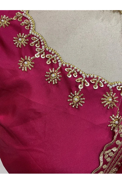 దక్షిణ భారత పండుగ సాంప్రదాయ హాఫ్ చీర (ఛవి) 