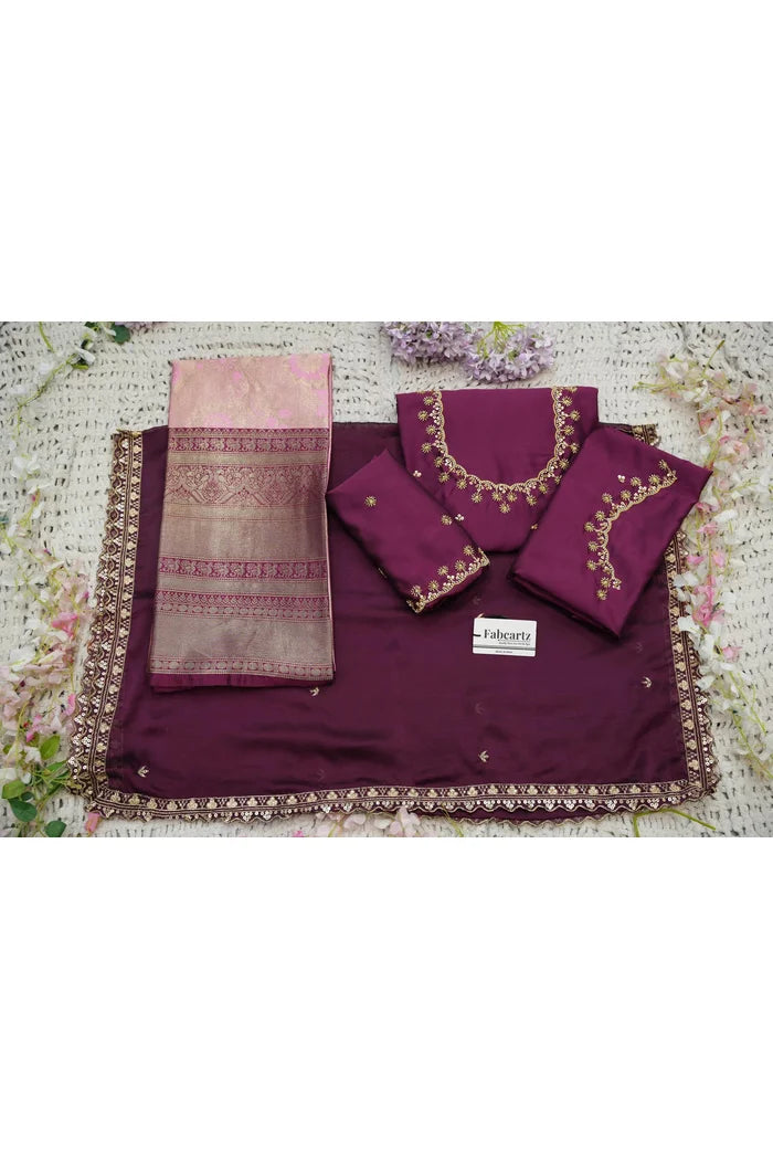 దక్షిణ భారత పండుగ సాంప్రదాయ హాఫ్ చీర (ఛవి) 