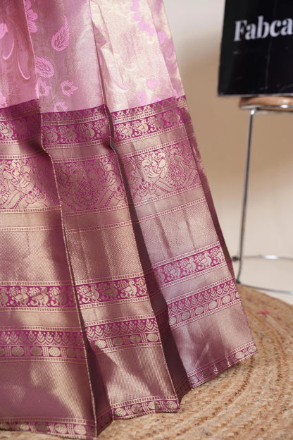 దక్షిణ భారత పండుగ సాంప్రదాయ హాఫ్ చీర (ఛవి) 