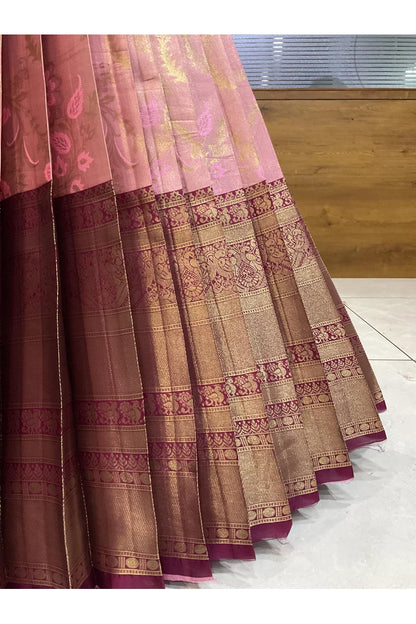 దక్షిణ భారత పండుగ సాంప్రదాయ హాఫ్ చీర (ఛవి) 