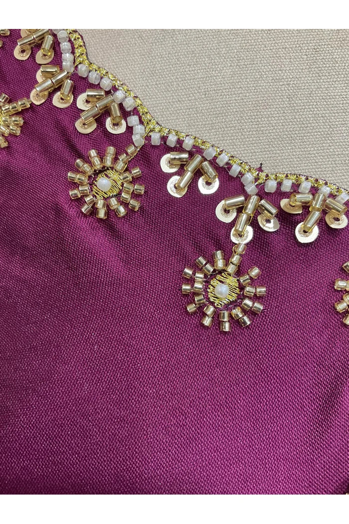 దక్షిణ భారత పండుగ సాంప్రదాయ హాఫ్ చీర (ఛవి) 