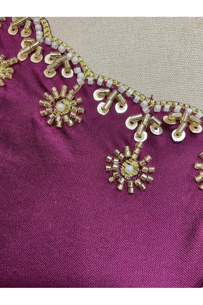 దక్షిణ భారత పండుగ సాంప్రదాయ హాఫ్ చీర (ఛవి) 