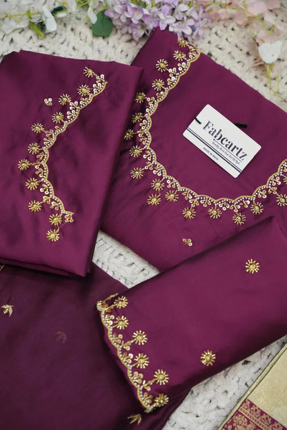 దక్షిణ భారత పండుగ సాంప్రదాయ హాఫ్ చీర (ఛవి) 