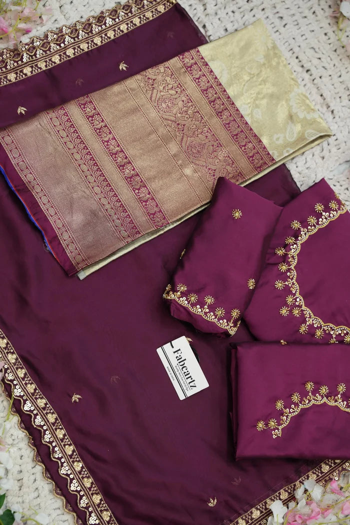 దక్షిణ భారత పండుగ సాంప్రదాయ హాఫ్ చీర (ఛవి) 