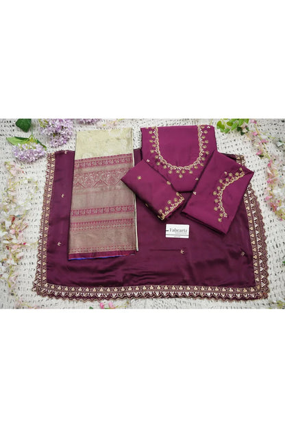 దక్షిణ భారత పండుగ సాంప్రదాయ హాఫ్ చీర (ఛవి) 