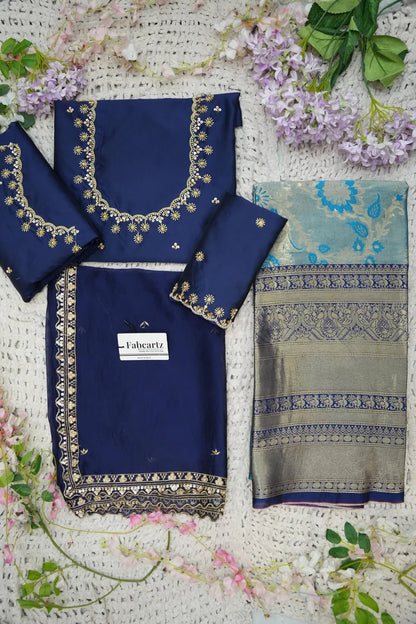 దక్షిణ భారత పండుగ సాంప్రదాయ హాఫ్ చీర (ఛవి) 