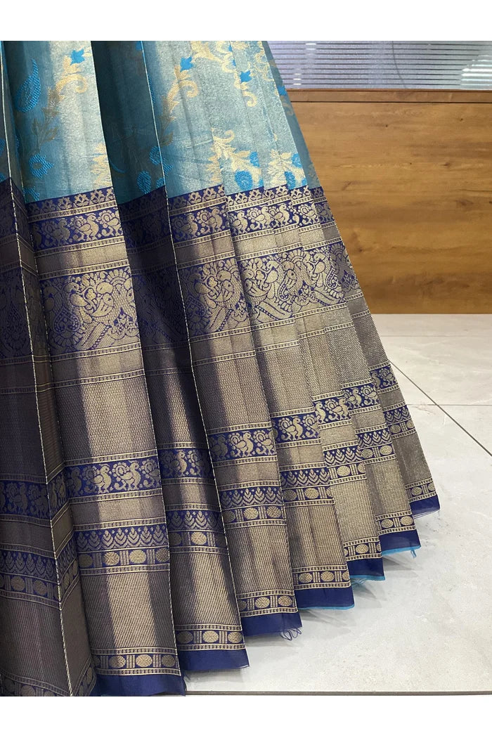 దక్షిణ భారత పండుగ సాంప్రదాయ హాఫ్ చీర (ఛవి) 