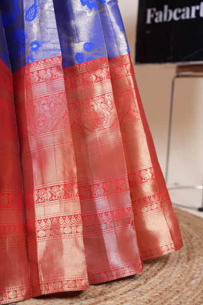 దక్షిణ భారత పండుగ సాంప్రదాయ హాఫ్ చీర (ఛవి) 