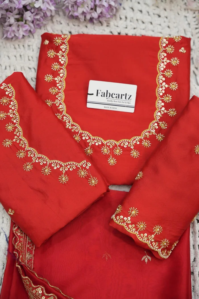 దక్షిణ భారత పండుగ సాంప్రదాయ హాఫ్ చీర (ఛవి) 