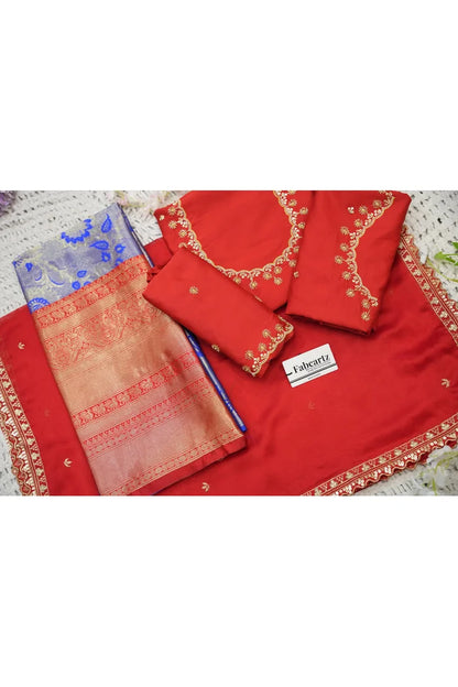 దక్షిణ భారత పండుగ సాంప్రదాయ హాఫ్ చీర (ఛవి) 