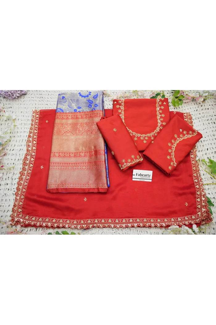 దక్షిణ భారత పండుగ సాంప్రదాయ హాఫ్ చీర (ఛవి) 