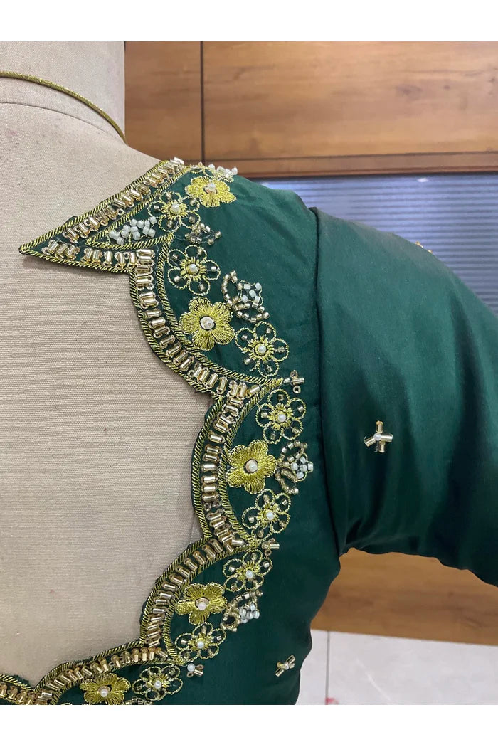 దక్షిణ భారత పండుగ సాంప్రదాయ హాఫ్ చీర (ఛవి) 