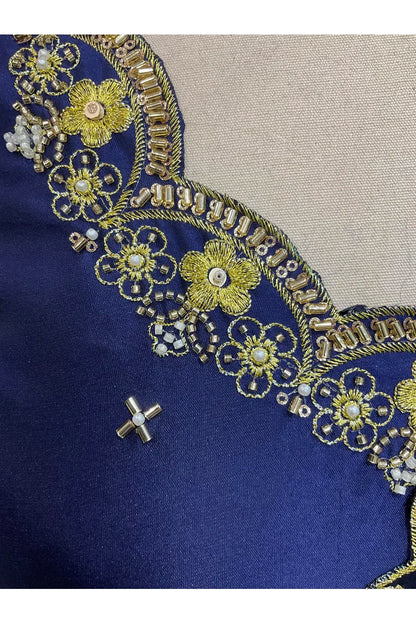 దక్షిణ భారత పండుగ సాంప్రదాయ హాఫ్ చీర (ఛవి) 