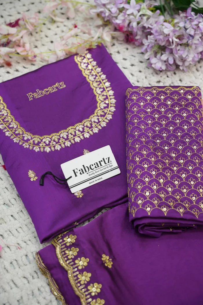 Beautiful South Indian Style Half Saree with Embroidery Work and Beads Work Blouse and Dupatta for Women | Reet KV
