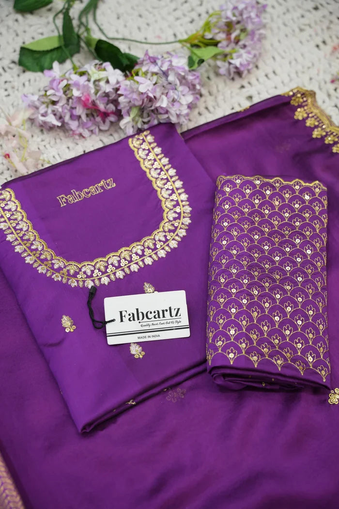 Beautiful South Indian Style Half Saree with Embroidery Work and Beads Work Blouse and Dupatta for Women | Reet KV