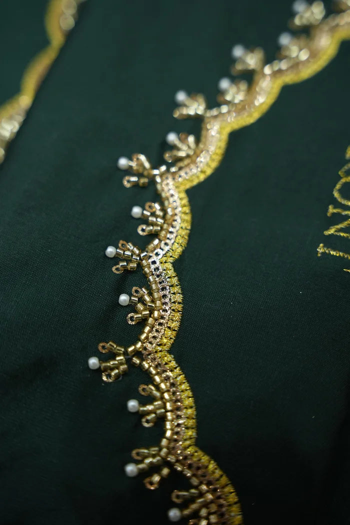 Beautiful South Indian Style Half Saree with Beads Work Blouse and Dupatta for Women | Sanskruti Kv