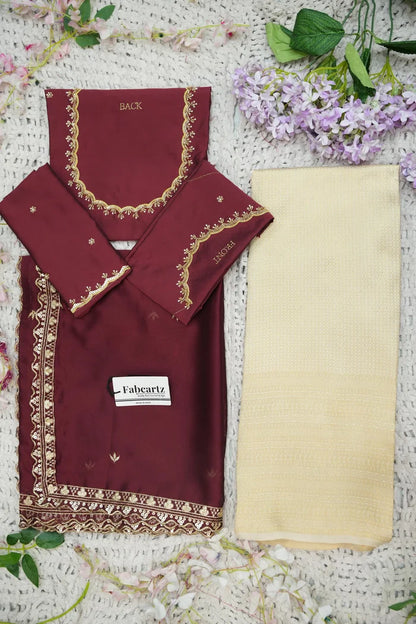 Beautiful South Indian Style Half Saree with Beads Work Blouse and Dupatta for Women | Sanskruti Kv