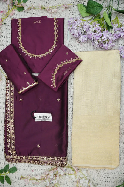 Beautiful South Indian Style Half Saree with Beads Work Blouse and Dupatta for Women | Sanskruti