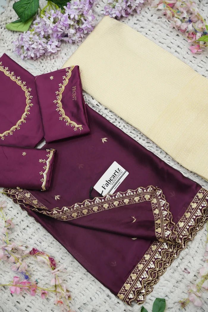 Beautiful South Indian Style Half Saree with Beads Work Blouse and Dupatta for Women | Sanskruti Kv