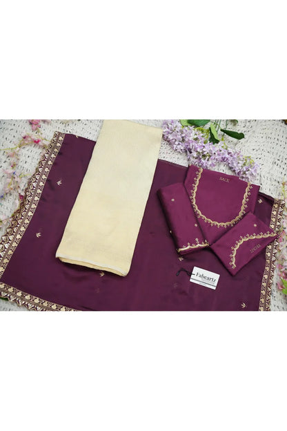 Beautiful South Indian Style Half Saree with Beads Work Blouse and Dupatta for Women | Sanskruti Kv