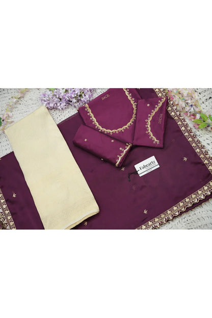 Beautiful South Indian Style Half Saree with Beads Work Blouse and Dupatta for Women | Sanskruti