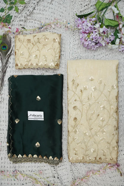 దక్షిణ భారత పండుగ సాంప్రదాయ హాఫ్ చీర (ఛవి) 