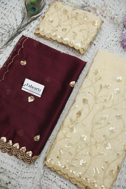 దక్షిణ భారత పండుగ సాంప్రదాయ హాఫ్ చీర (ఛవి) 