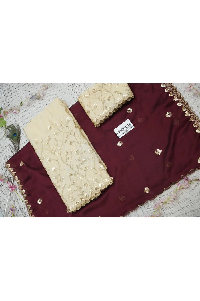 దక్షిణ భారత పండుగ సాంప్రదాయ హాఫ్ చీర (ఛవి) 