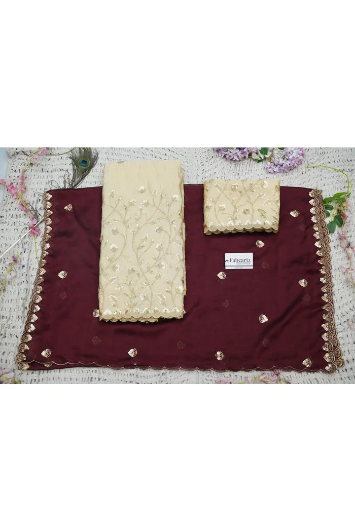 దక్షిణ భారత పండుగ సాంప్రదాయ హాఫ్ చీర (ఛవి) 