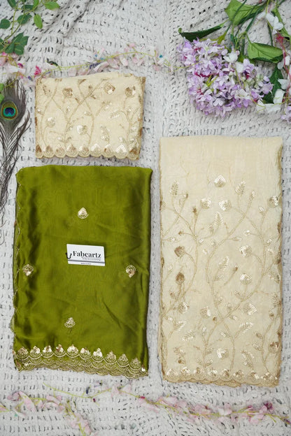 దక్షిణ భారత పండుగ సాంప్రదాయ హాఫ్ చీర (ఛవి) 