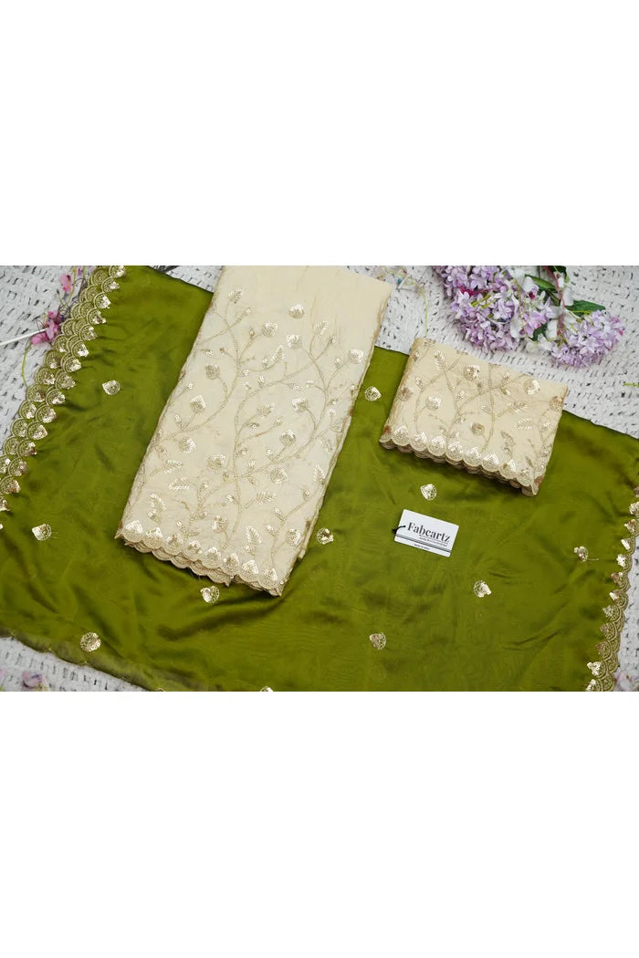 దక్షిణ భారత పండుగ సాంప్రదాయ హాఫ్ చీర (ఛవి) 