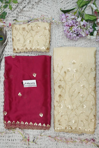 దక్షిణ భారత పండుగ సాంప్రదాయ హాఫ్ చీర (ఛవి) 